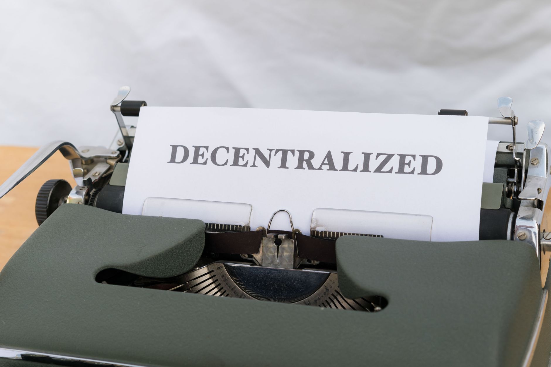 Decentralized Architectures and User-Owned Data decentralization extends
